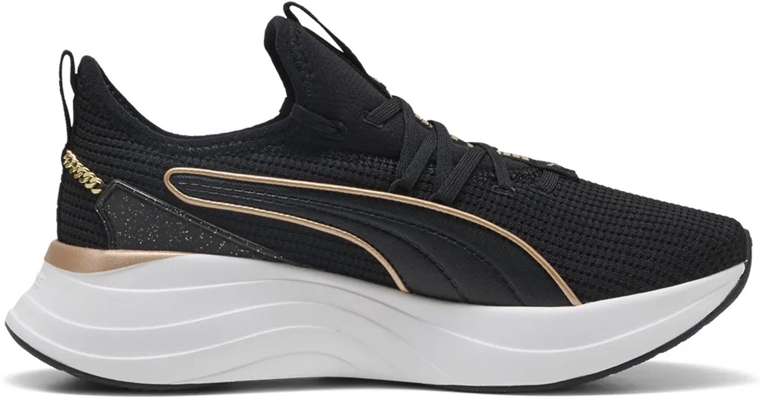 Puma Softride Sabrina Polished Chrome Schoenen Vrouw Zwart