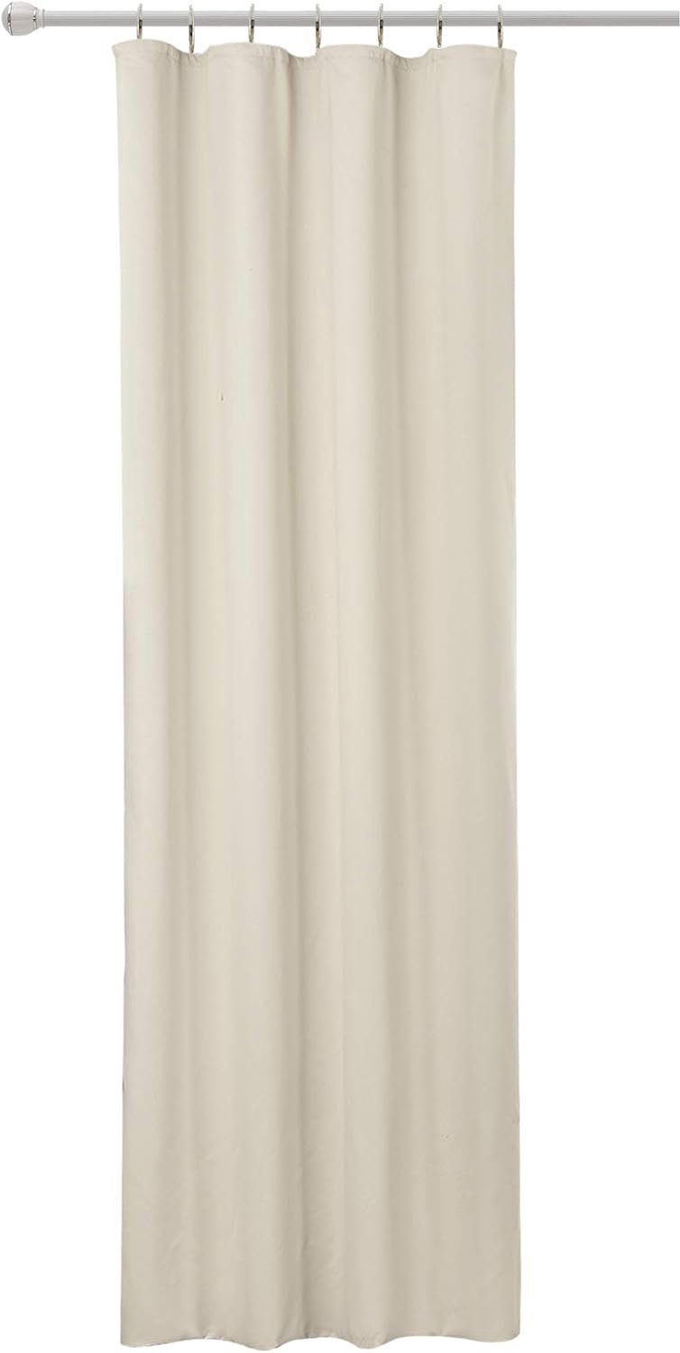 Verduisteringsgordijn 135x245cm - gebroken wit - lichtgewicht polyester - geluiddicht - m-winkel