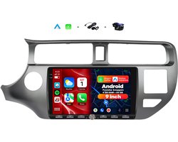 Boscer 2 DIN Android 15 Autoradio - Geschikt voor Kia Rio (2012-2014) - Draadloos Apple Carplay & Android Auto - 9 inch HD IPS Touchscreen - 4+64GB - GPS Navigatie - WIFI, Bluetooth & USB - Achteruitrijcamera & Microfoon
