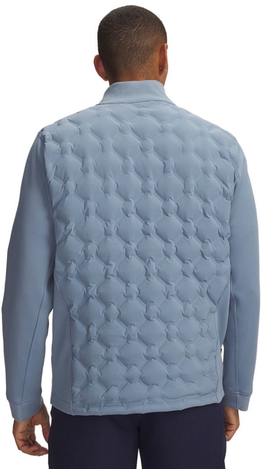 Under Armour Drive Down Hybryd Heren Winter Golfjas Blue Wind van Under Armour — afbeelding 2