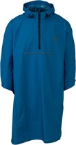 agu GO Grant Regenponcho Uniseks Waterdicht - Blauw - Waterkolom 5.000 mm - Polslussen