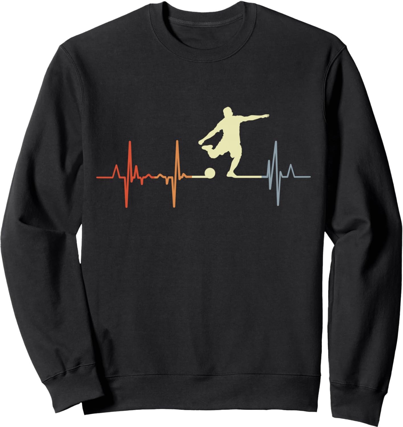 Sweatshirt met Retro Print