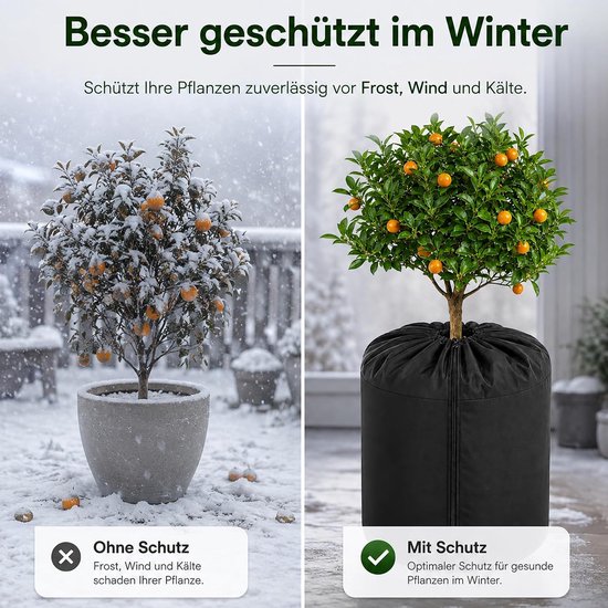 Hoes voor planten, 2 stuks, 70x65 cm — afbeelding 5