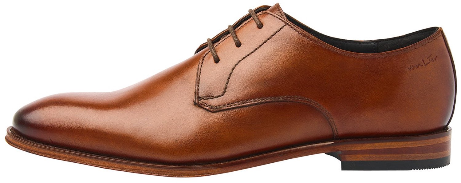 VANLIER - Heren Schoenen - Bruin - Maat 40