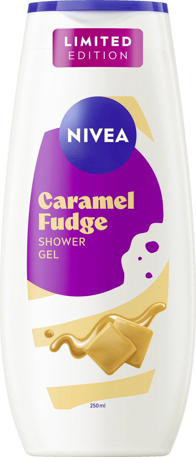 NIVEA Douchegel - Caramel Fudge | 1x 250 ml - Karamel & Vanille | Limited Edition Sweets Edition 2026