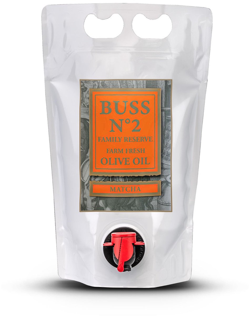 BUSS N°2 Matcha Olijfolie - Navulzak 700 ml