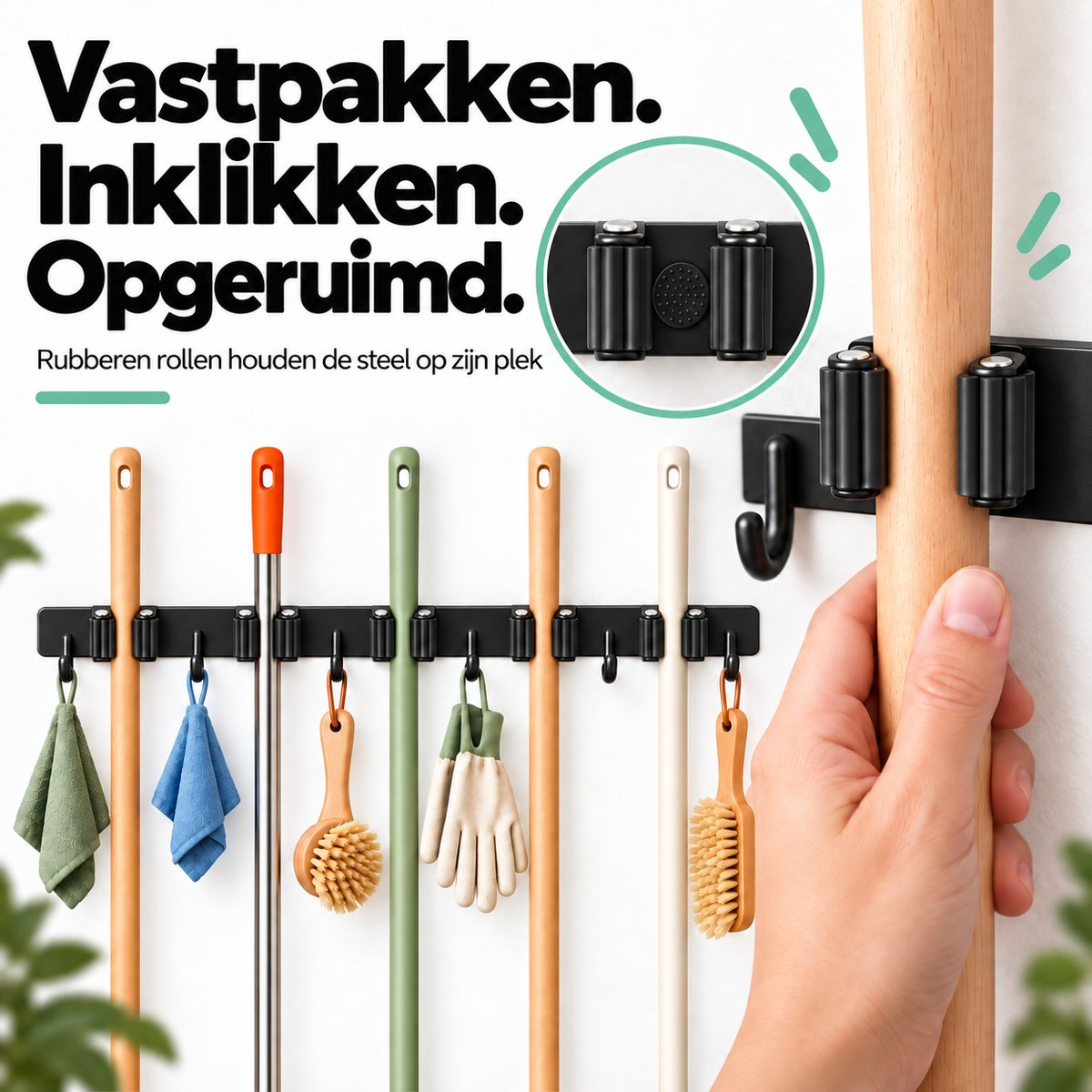 Bezemhouder van Volcan — cadeau in Wonen & Interieur - foto 2