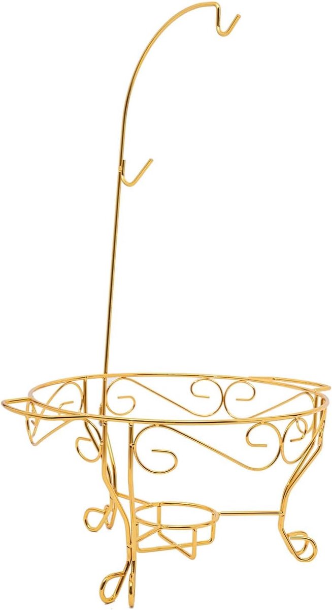 Gouden Decoratieve Diner Borden Gourmet Buffet En Buffetplaten Voor Banketten 6L Roestvrij Staal Theebord Met Waterreservoir Deksel en Brandstofhouder