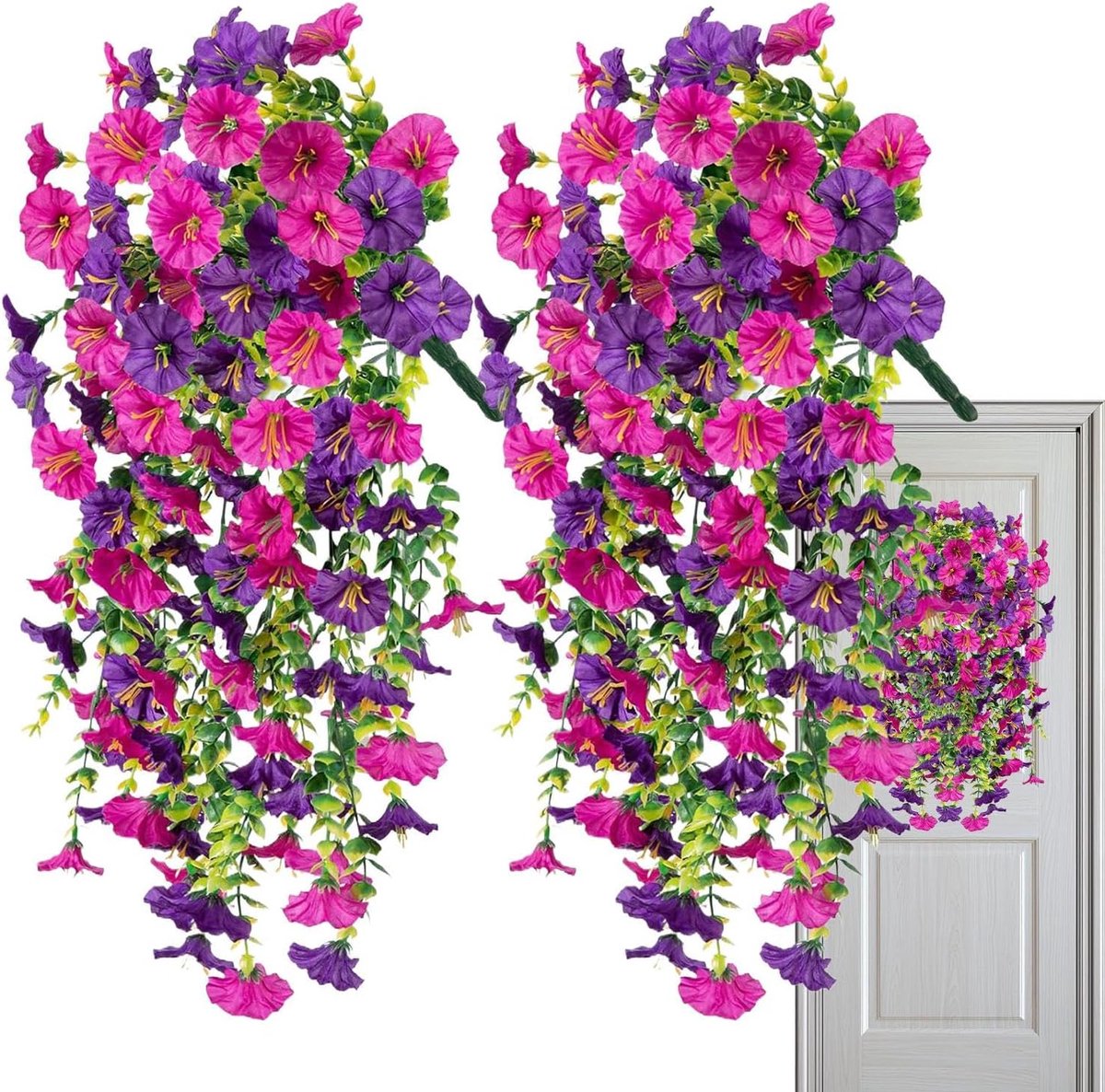 Petunia's - Eeuwige Kunstmatige Petunia's Decoratie | Weerbestendig 2