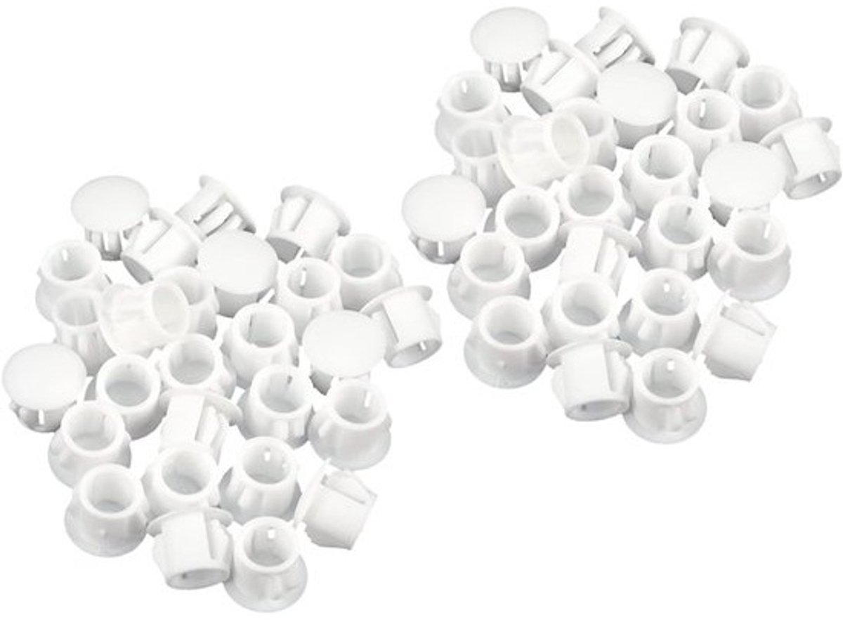 10mm verzonken gatpluggen voor kasten en meubels - Set van 50 stuks