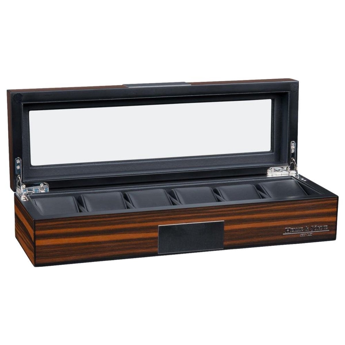 Heisse & Söhne - 70019-184.159 - Horloge doosje - Vegas 6 - Ebony