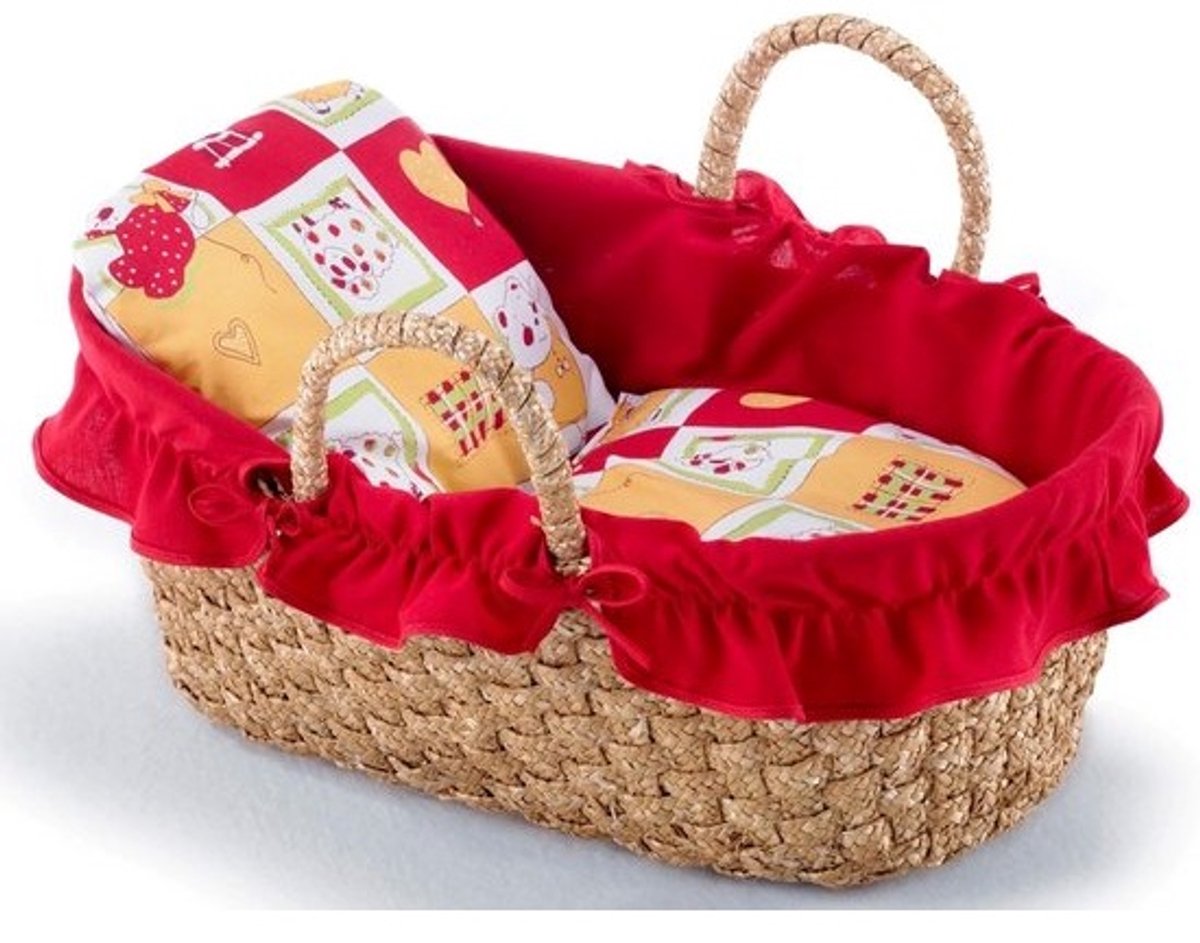 Poppendrager tas - 45 cm - Rood