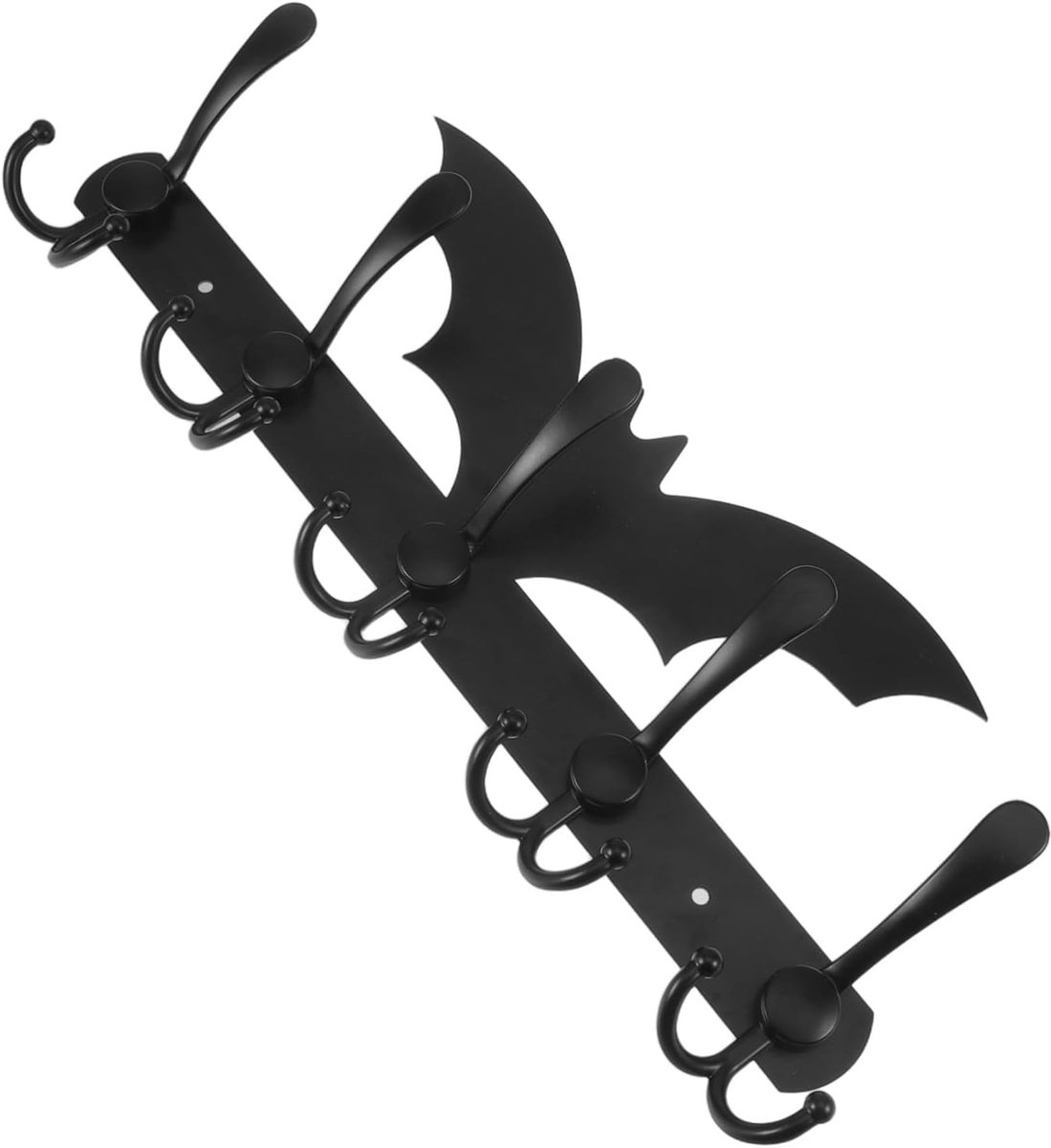 Bat Wandhaak Halloween Gothic Decoratie Muurbevestigde Kapstok voor Sleutels Jassen Handdoeken Stevig Eenvoudig Te Monteren voor Smalle Ruimtes Alternatieve