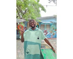 Wave Hawaii Breese surf ponch - reisponcho - Maat S/M - 100% katoen