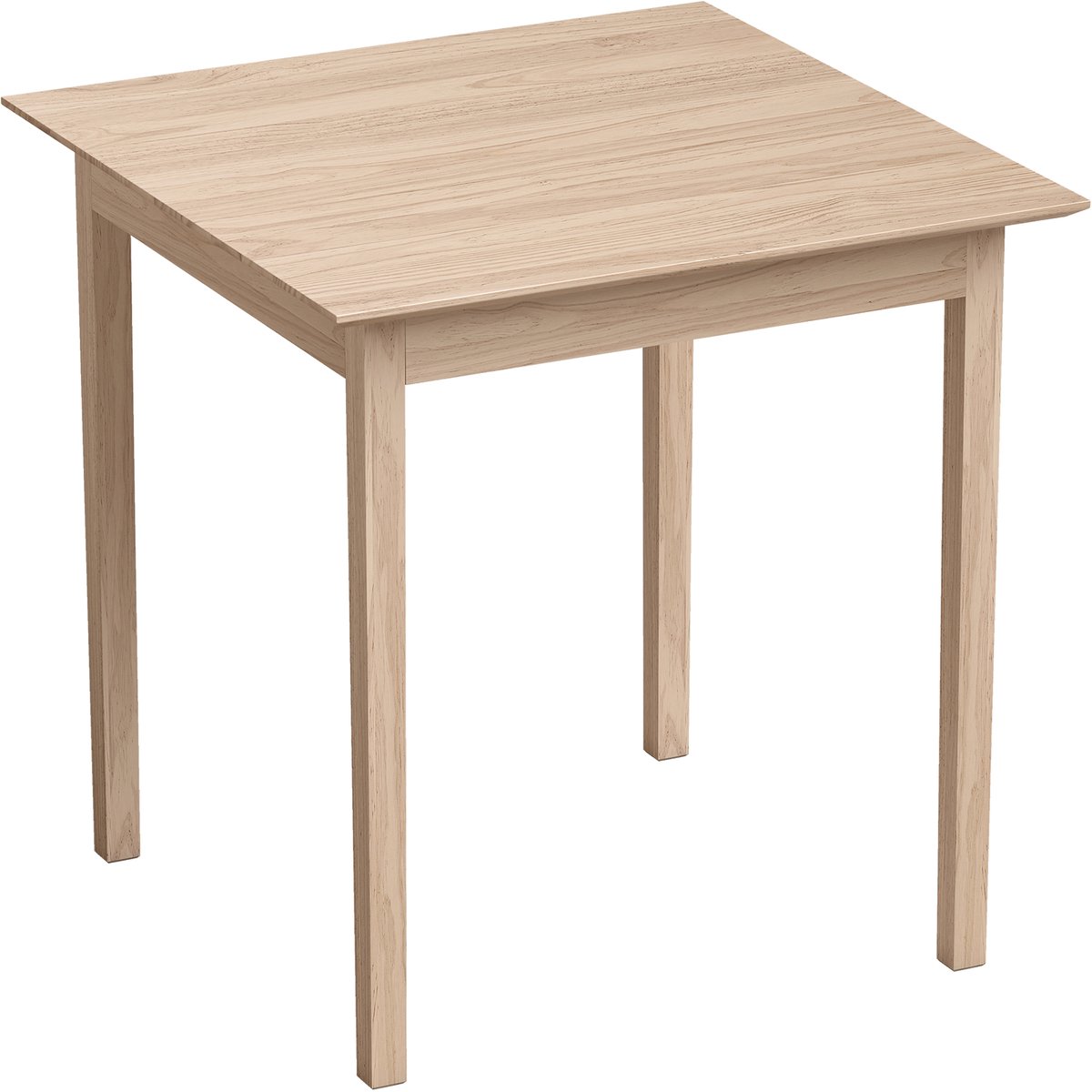 Homona Eettafel - Vierkant - Massief hout - 75 x 75 x 76 cm - Wit
