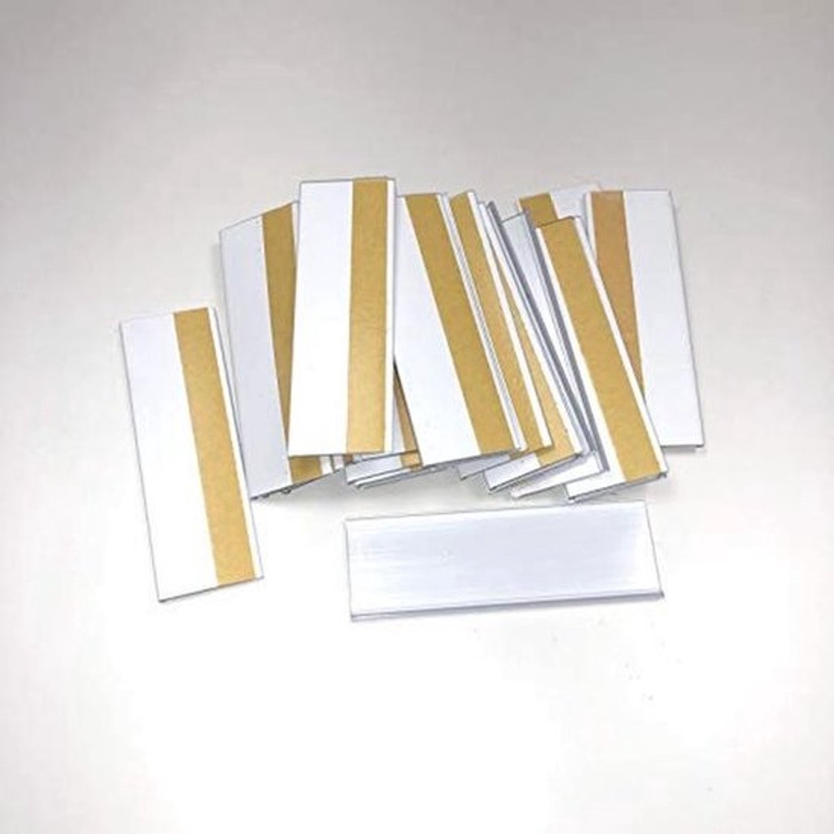 Zelfklevende labelhouders - 100 mm x 30 mm - 100 stuks - Prijskaarthouders en transparante etiketten - Voor winkels