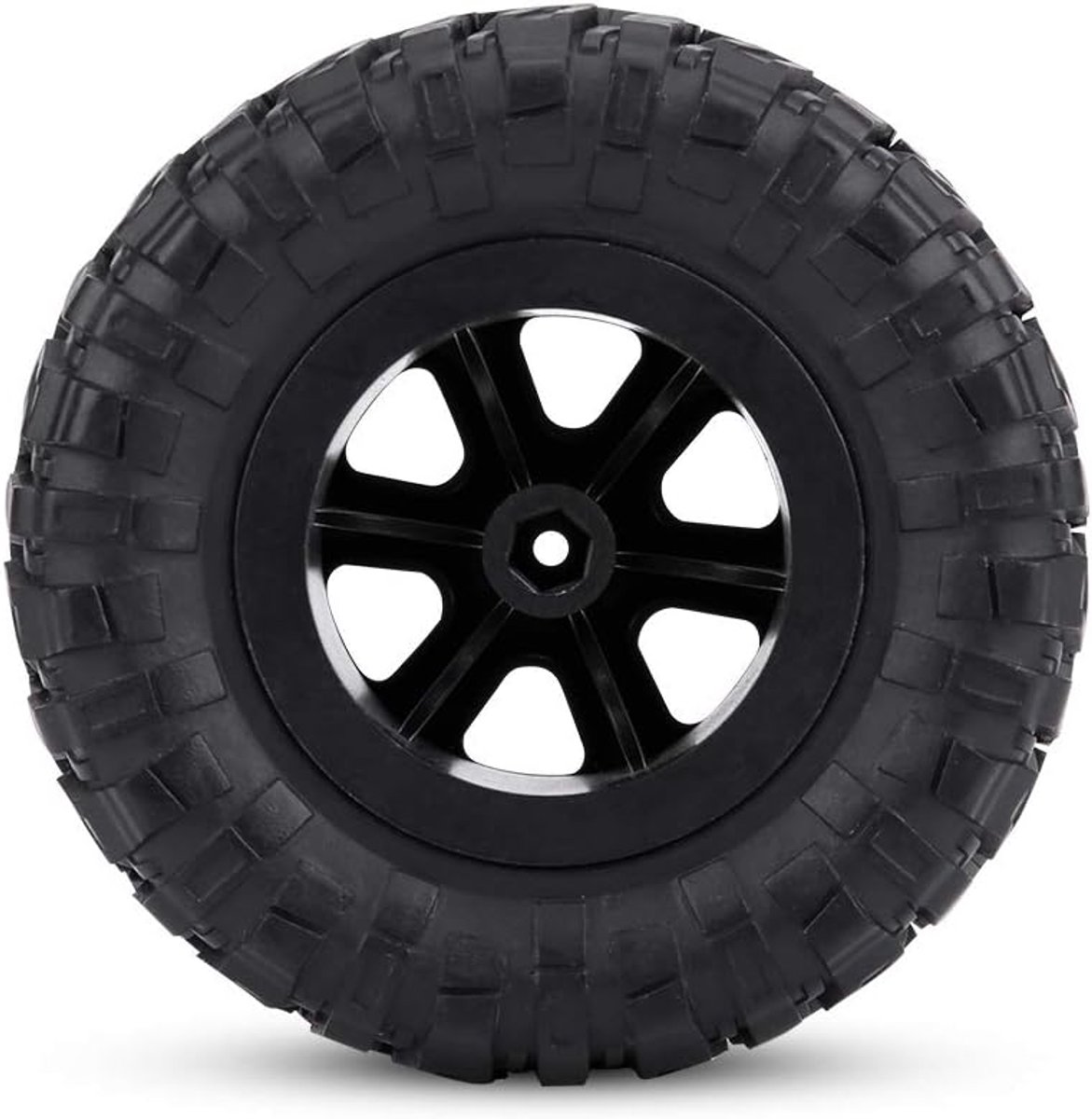 Autobanden, Rubber Metaal 4 stuks Veilig RC Crawler Banden Professionele Antislip voor Speeltuin voor RC Auto