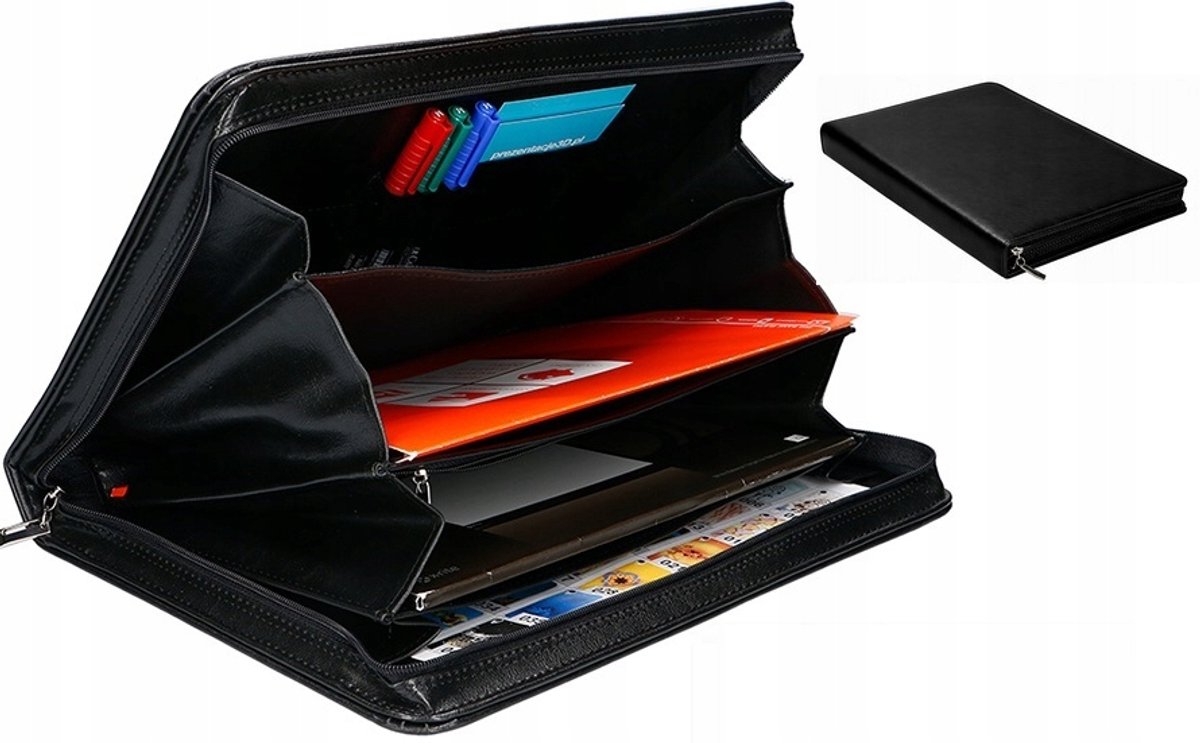Luxe Leren A4 Organizer Aktetas - Zakelijk & Premium