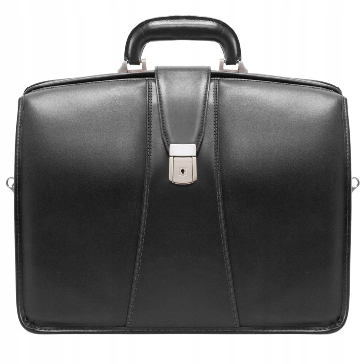 Leren Aktetas Heren Zwart - Laptop 17" - McKlein Harrison