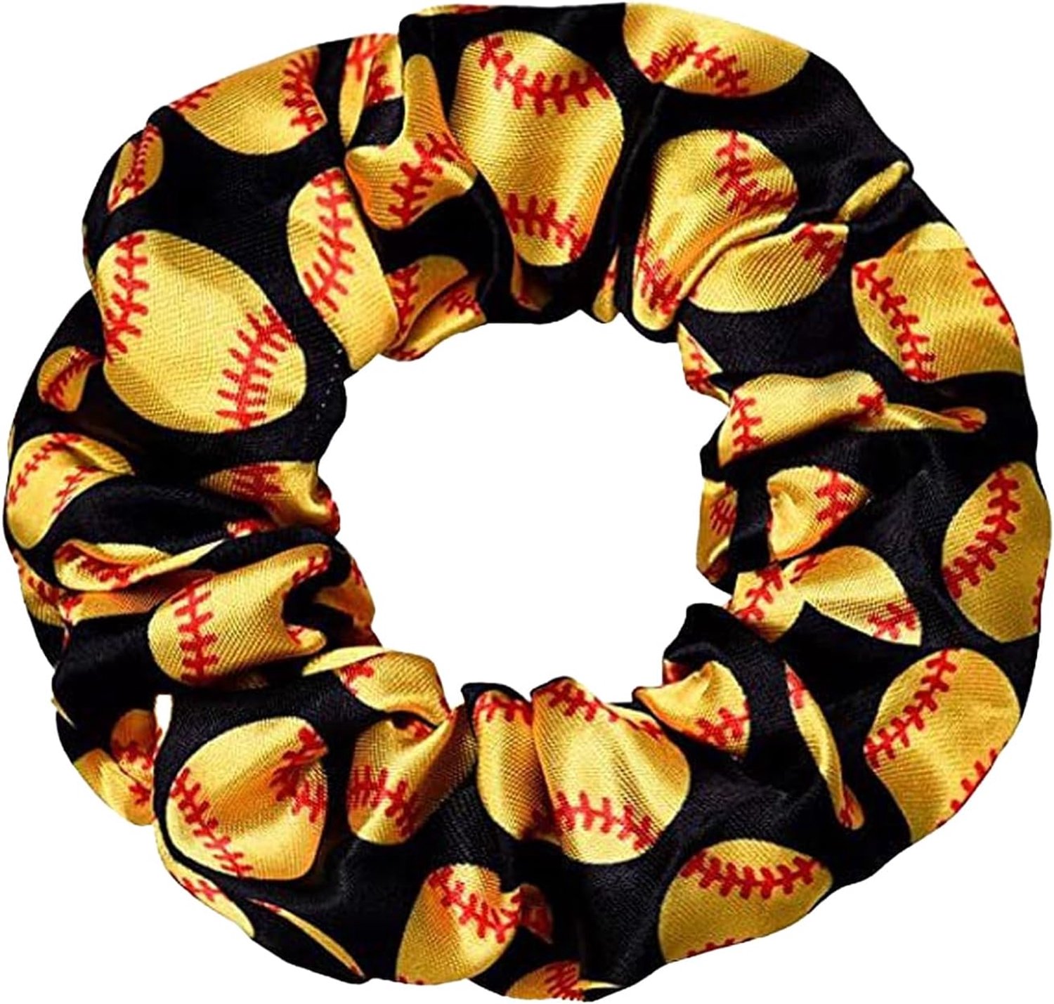 Softbal Haarscrunchies voor Dames, 12 Cm Extra Grote