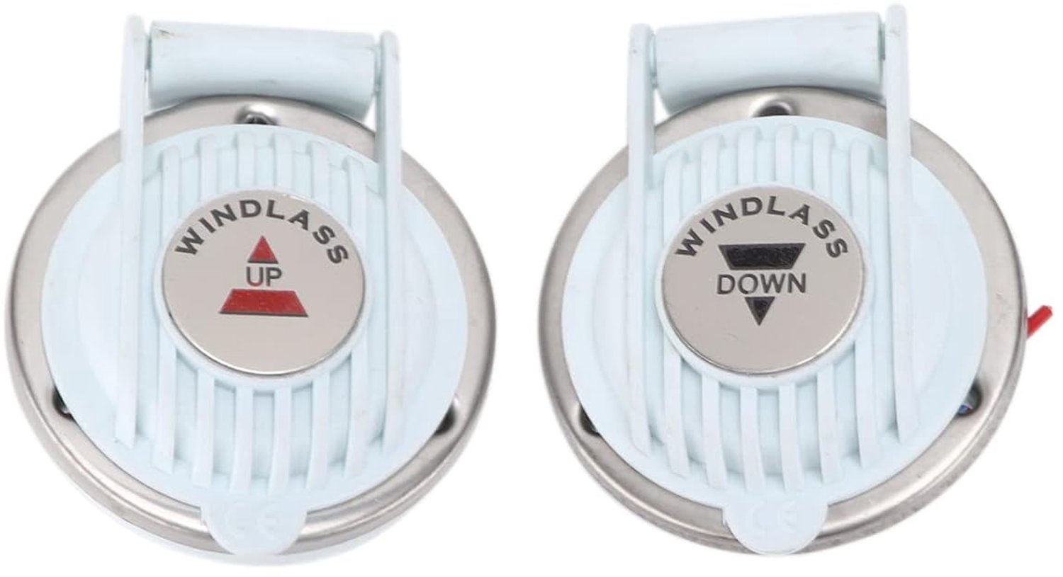2 Stuks Ankerlier Voetschakelaar Up En Down Wit Handsfree Universele Marine Boot Schip Dc 12V/24V