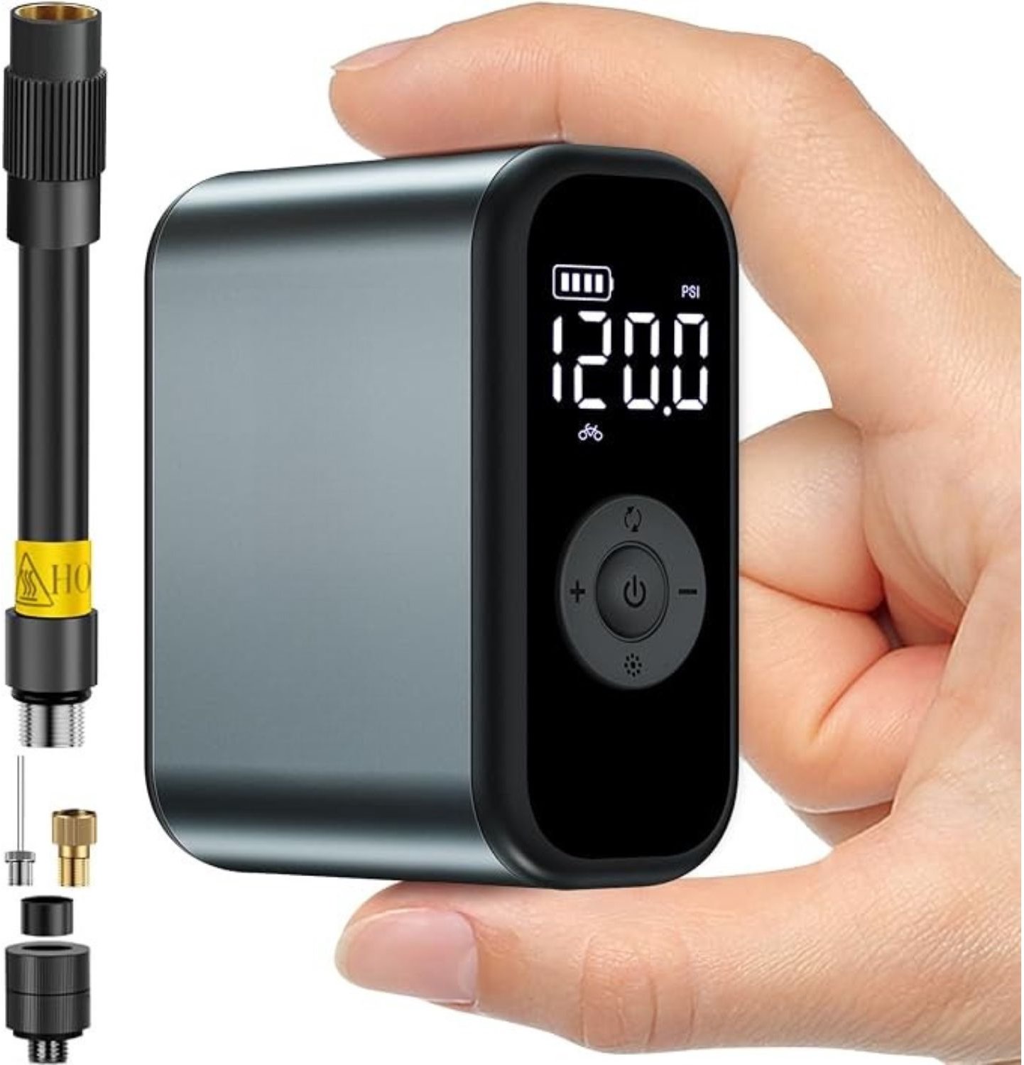 Vantivo® Autobanden Pomp - Elektrische Fietspomp - Compressor - Luchtcompressor-Zwart