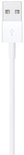 Witte USB-A-connector met USB-symbool.