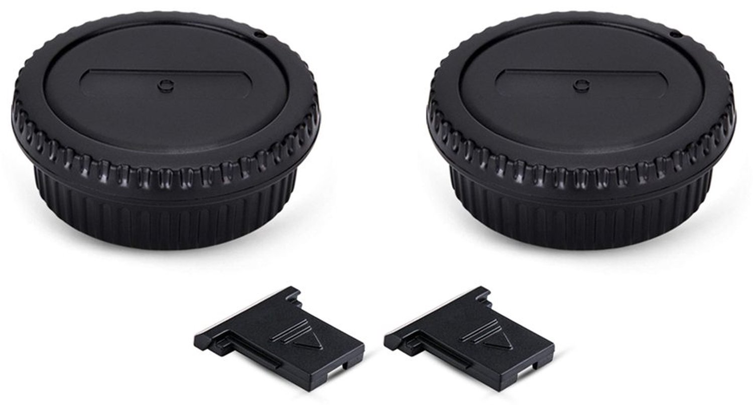 Set van 2 Body Caps en Achterste Lensdoppen voor Canon DSLR Camera's