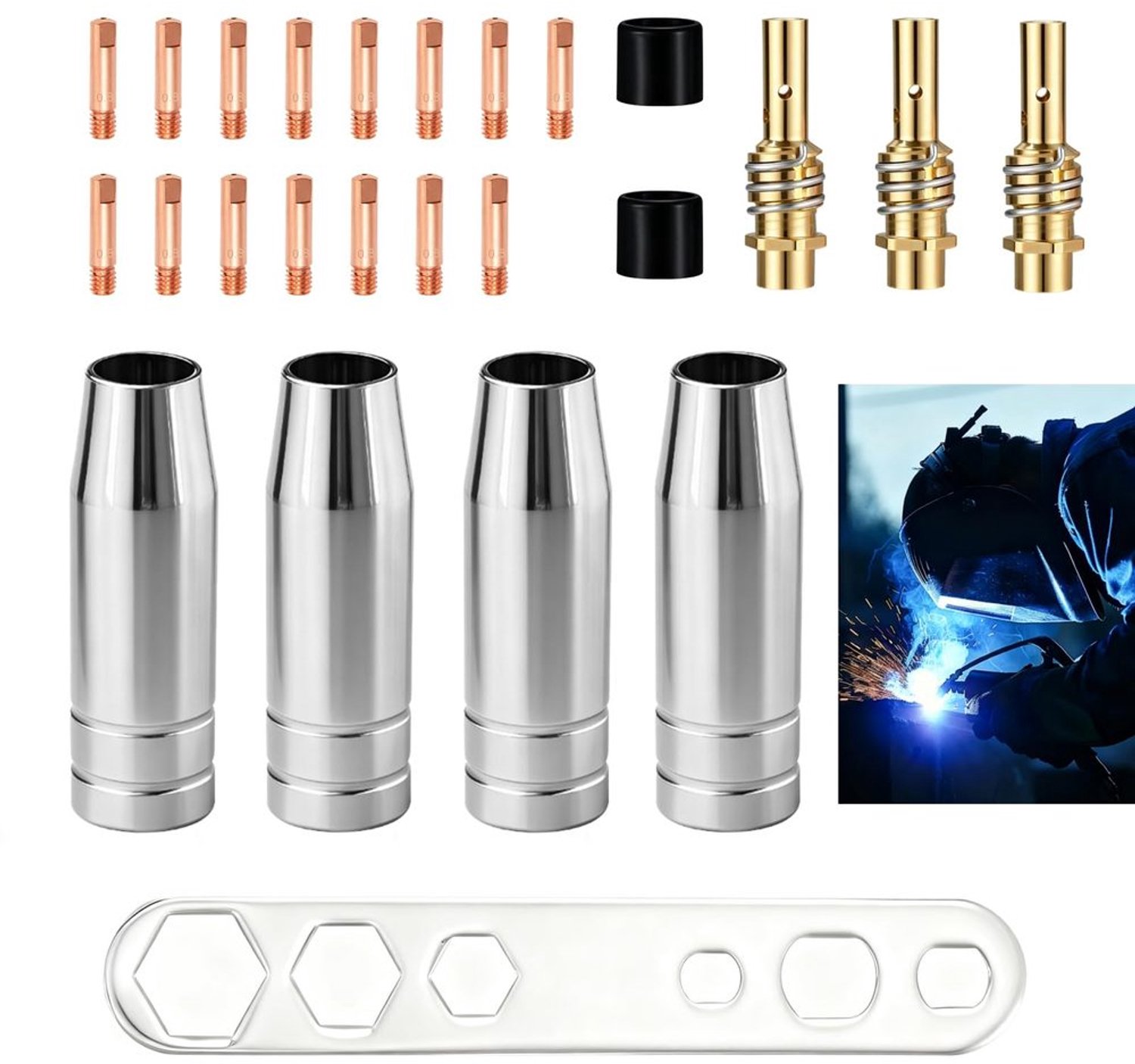 Compleet MIG/MAG Lasaccessoires Set