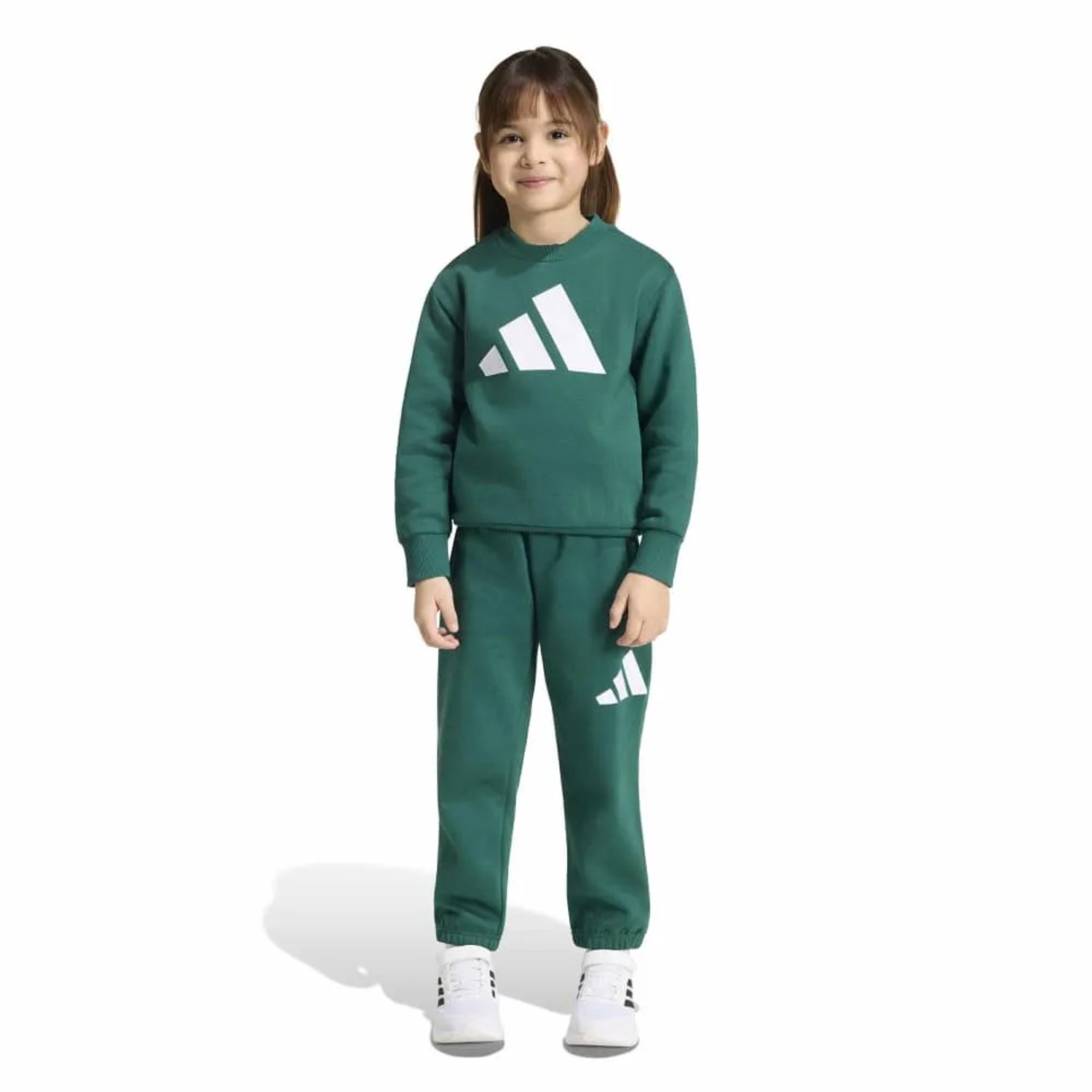 Adidas Essentials Joggers Lk Set 7-8 Years Kinderen Groen