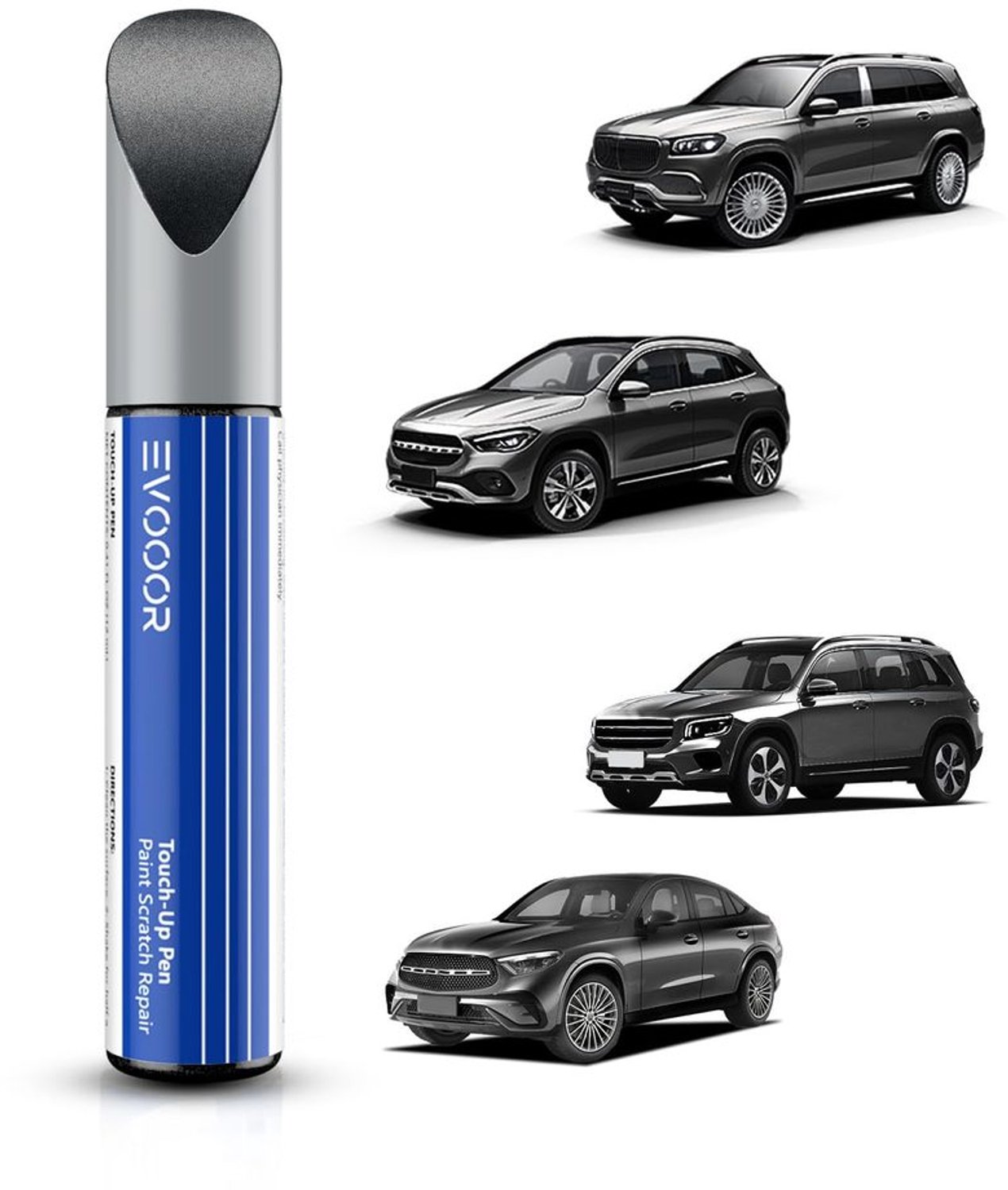 Seleniet Grijs Metallic Retoucheerverf voor Auto's