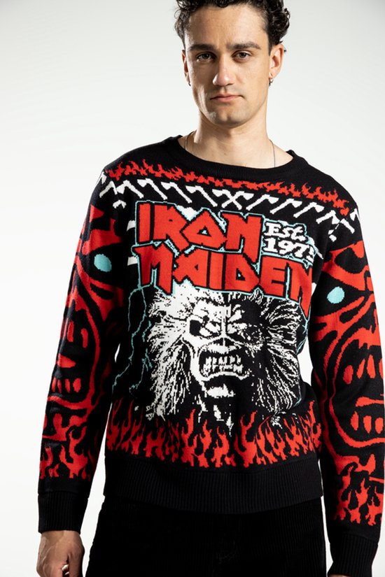 Iron Maiden EMP Signature Collection Heren Christmas jumper - meerkleurig - XXL