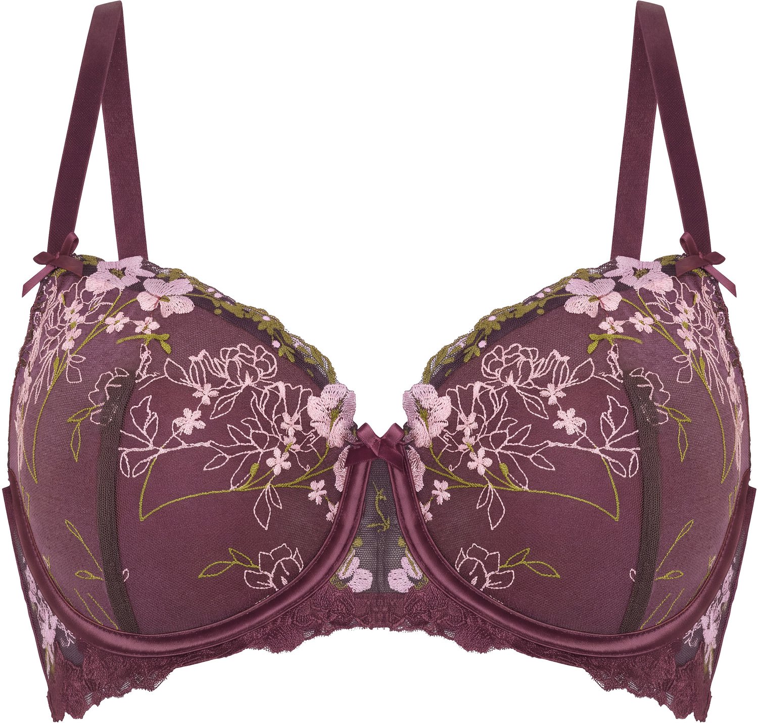 Hunkemöller Voorgevormde beugel bh Peonie Paars