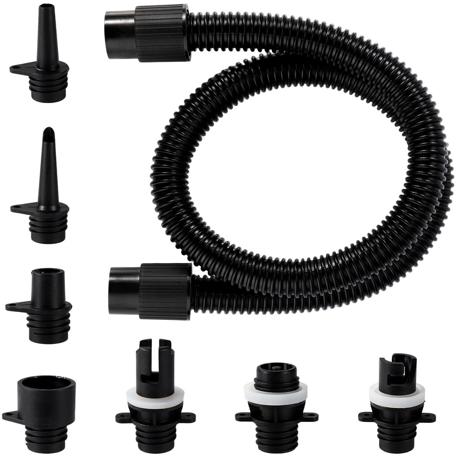 Pompslangenset - Paddleboard - Adapter - 7 mondstukken