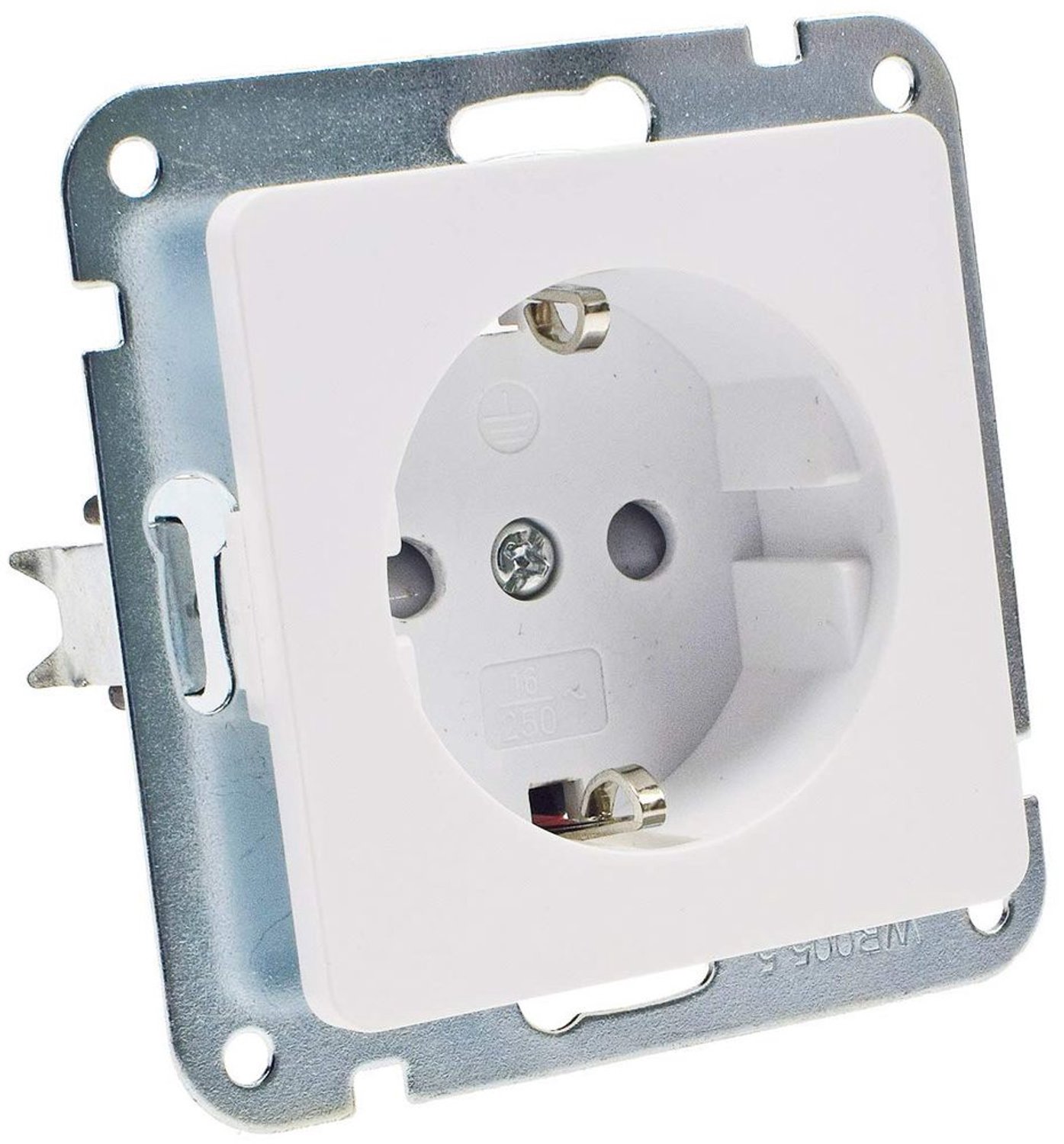 Contactdoos Wit Mat Zonder Frame