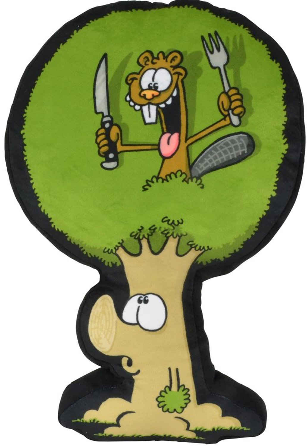 Flanellen Decoratief Kussen met Cartoon Ontwerp 51x31cm