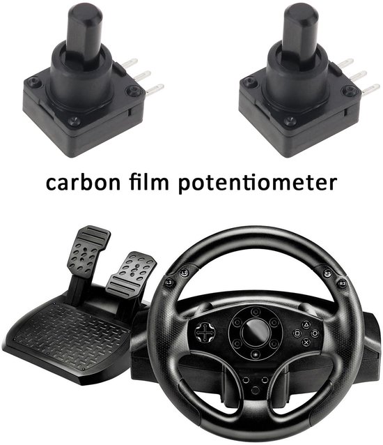 2 Stuks Potentiometers voor Racing Game Stuurwielen — afbeelding 2