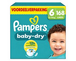 Pampers - Baby Dry Luiers Maat 6 (13-18kg) - 3 x 56 stuks - Voordeelverpakking