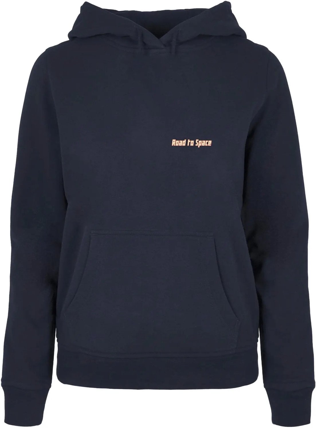 Dames Hoodie Mister Tee Road To Space Box Basic Blauw