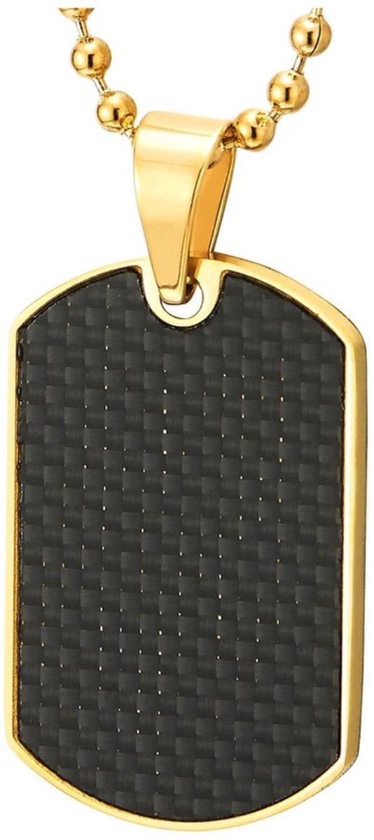 Cosensi - Dailygoods - Dailygoody - Koolstofvezel hond tag hanger ketting