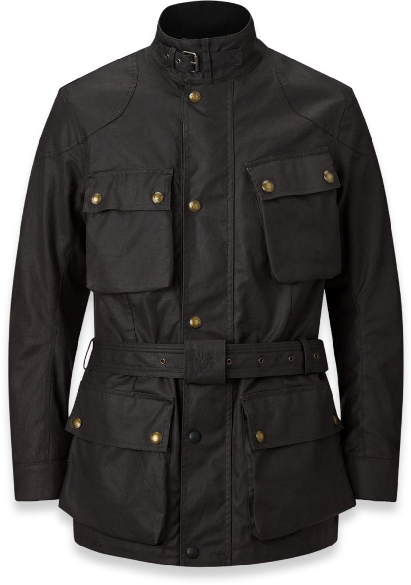 Belstaff Trialmaster Zwarte Gewaxte Jas - Jas