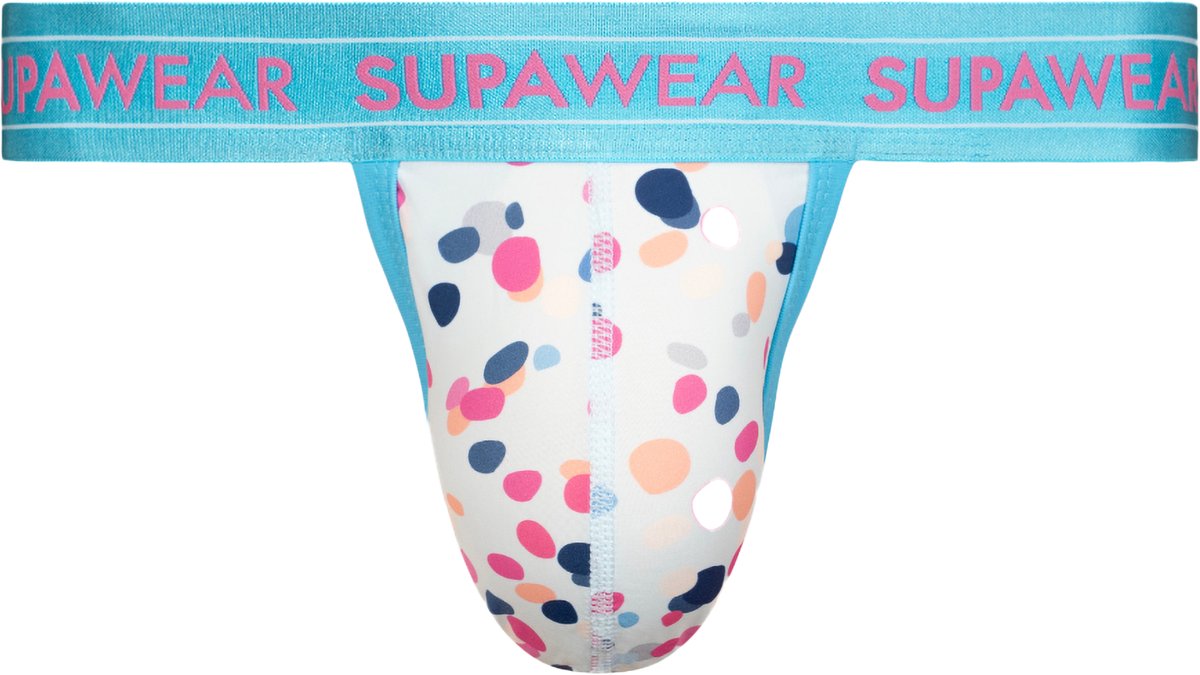 SUPAWEAR Sprint Thong Ditsy Dots - MAAT S - Heren Ondergoed - String voor Man - Mannen Thong
