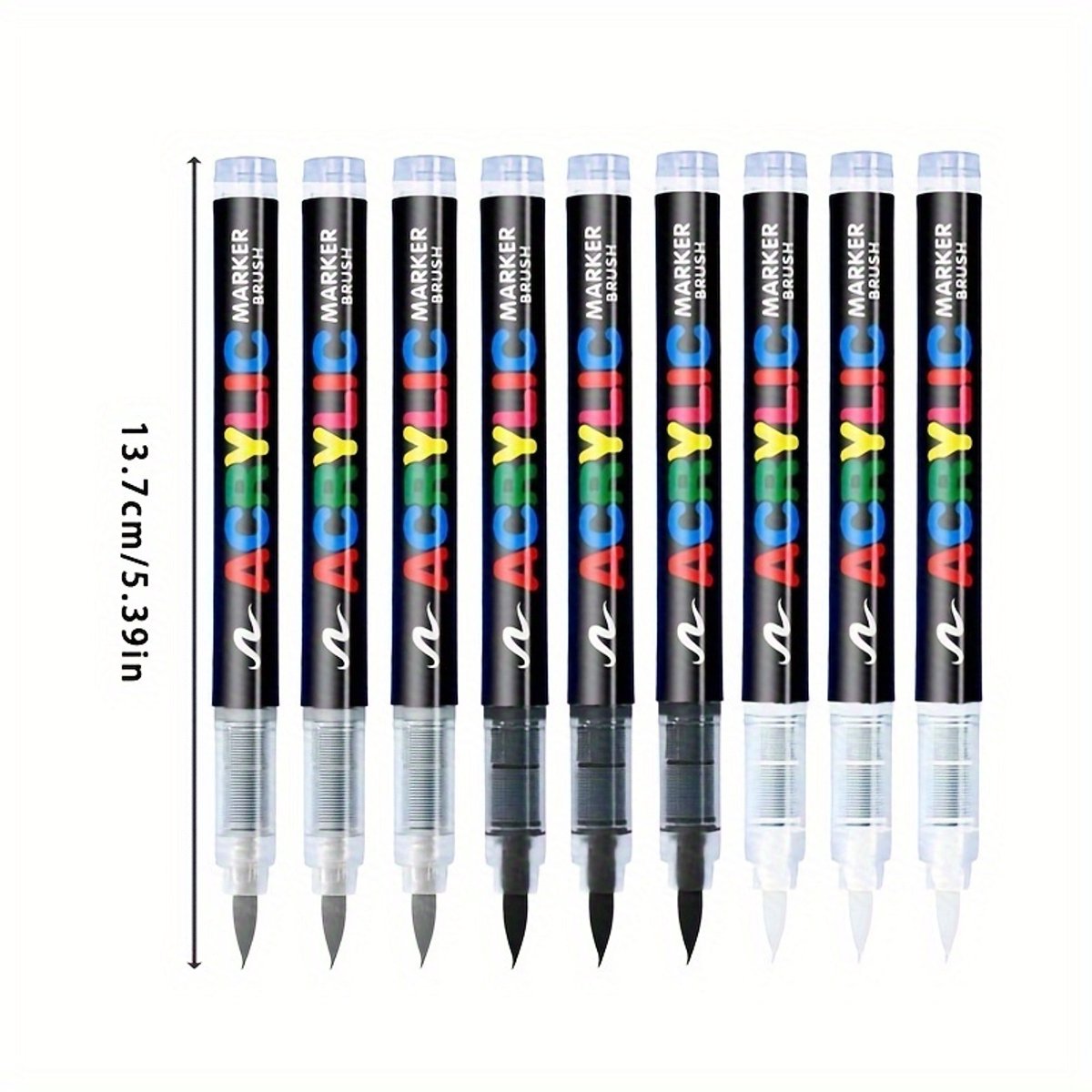 Currero Aquamarkers - Twinmarkers - Brushpennen - Stiften - Markeerstiften Op Waterbasis - Dual Tip - Tekenen En Kleuren - 120st