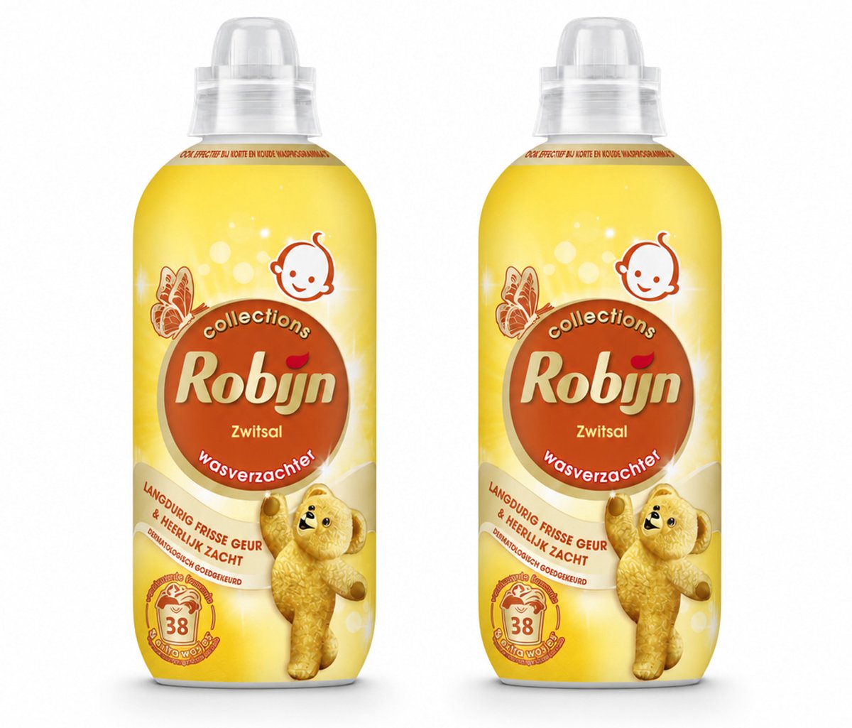 2 x Robijn – Wasverzachter – Zwitsalgeur – 765 ml - Bulkverpakking - 2 stuks