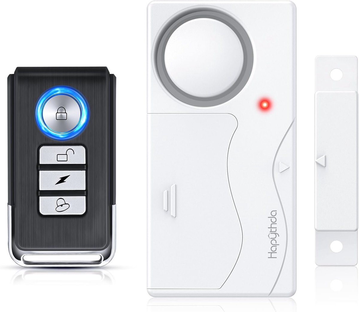 Deuralarm, Alarmsysteem, Huis met raamalarm, Buitendeurbel, 108 dB, Inbraakbeveiliging, 1 set - ShopVlot