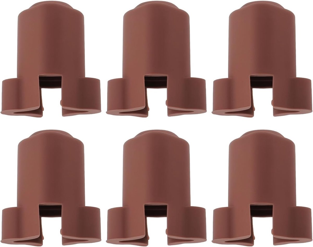 6-delige siliconen hoes voor verwarmingsblok van hotend, geschikt voor Ender 3 V3 en Creality 3D-printers, hittebestendig en duurzaam