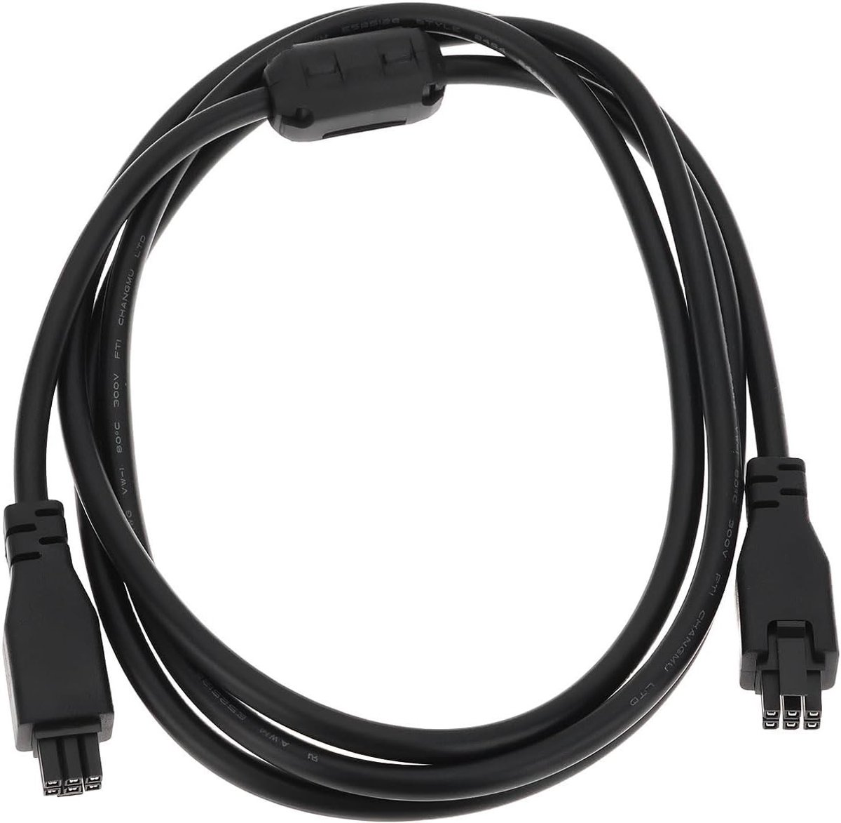 6Pin AMS Verlengkabel Hub naar AMS Kabel met Magnetische Ring - 1.5m 22AWG voor 3D Printers, Verbeterde Signaaloverdracht en Duurzaamheid