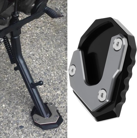 Verlengplaat voor zijstandaard van titanium, geschikt voor Honda Transalp XL750, robuust en duurzaam — afbeelding 2