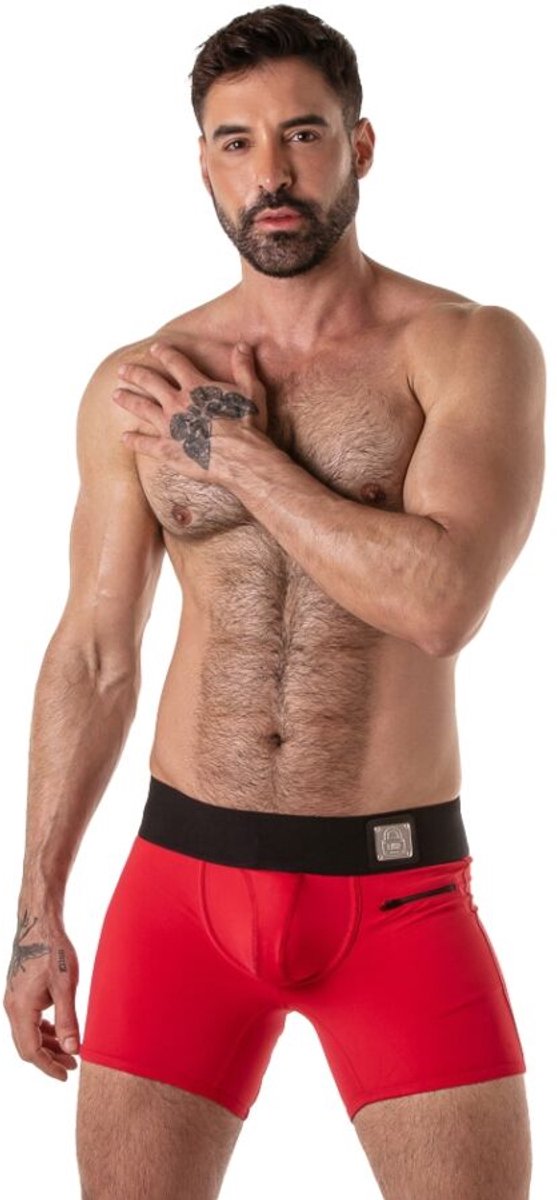 Wide Waistband Trunk Rood