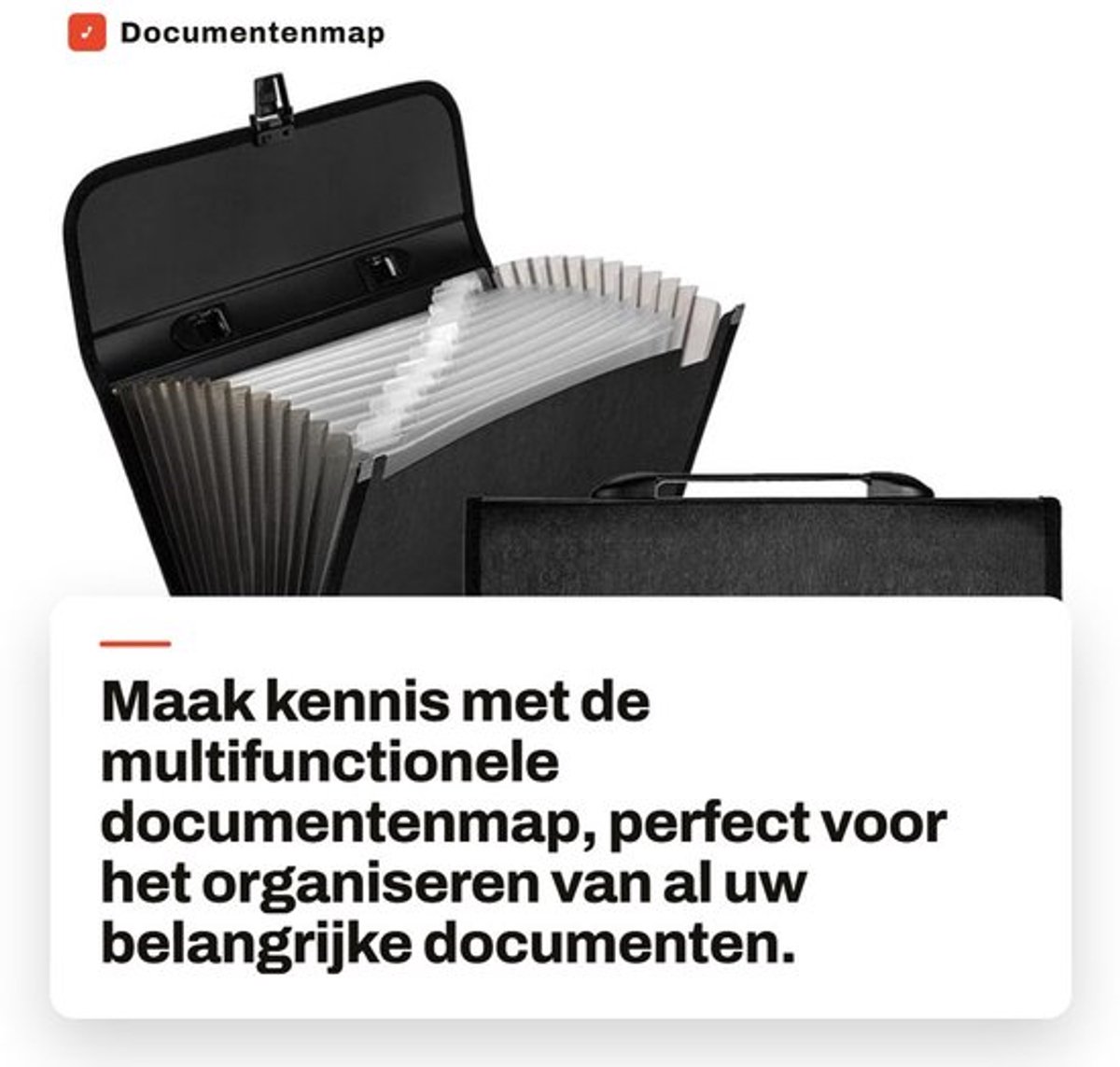 Documentenmap - 12 vakken - A4-formaat